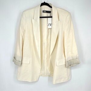 Zara Women's Cream Blazer